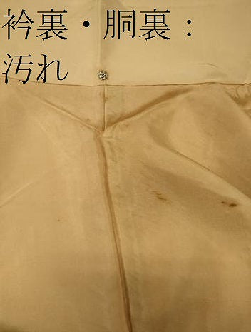 平和屋着物■上質な小紋 曙色 正絹 逸品 CABF5842oy