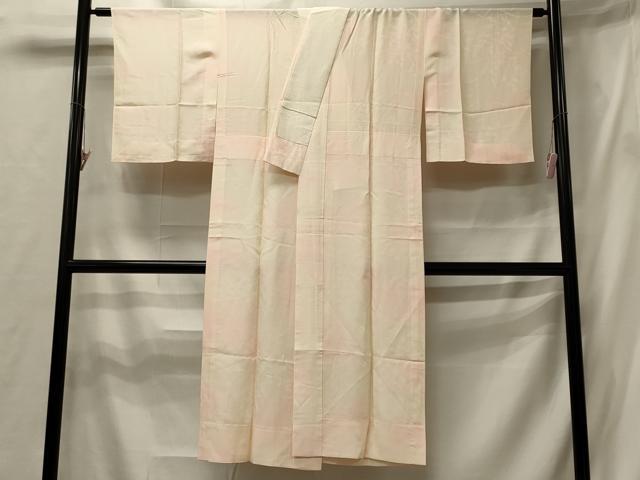 平和屋着物■長襦袢 無双仕立て 草花文 暈し染め 正絹 逸品 未使用 CABF5934oy