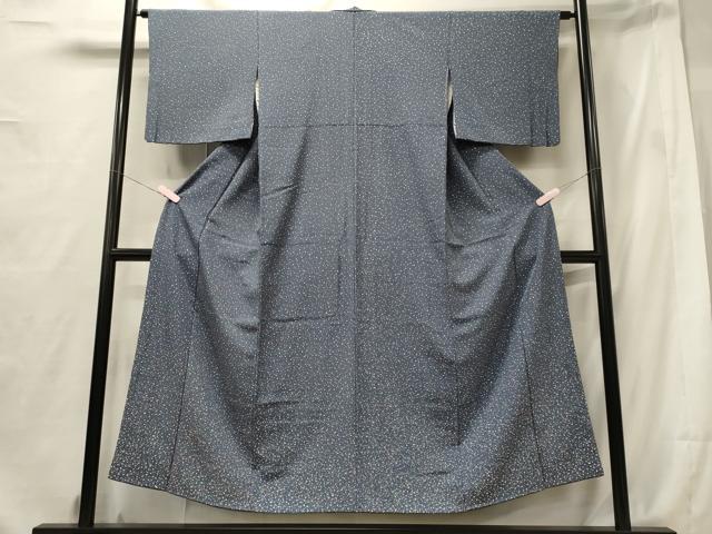 平和屋着物■上質な小紋 箔散らし 正絹 逸品 CABF5961oy