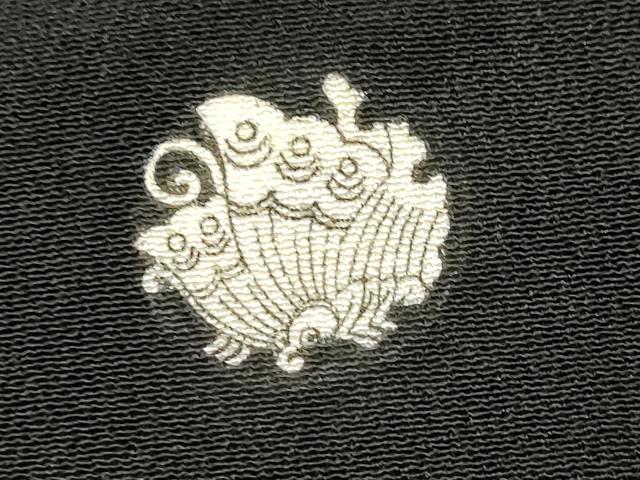 平和屋着物■豪華黒留袖 刺繍 松葉文 金彩 正絹 逸品 CABF6155dy