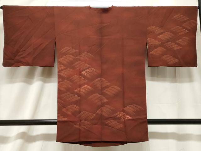 平和屋着物#道行コート 霞文 暈し染め 正絹 逸品 CABF6201dy