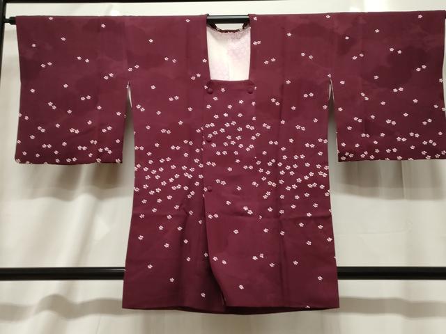 平和屋着物#道行コート 鉢梅 正絹 逸品 CABF6210dy