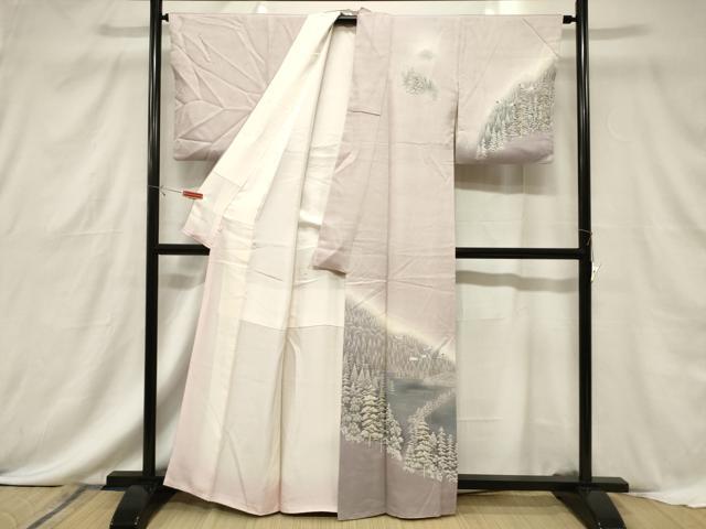 平和屋着物■訪問着 風景文 暈し染め 金銀彩 近鉄扱い 正絹 逸品 CABF6215dy