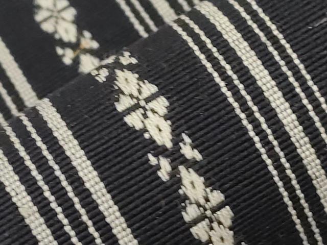 平和屋着物●男性 本場筑前博多織 角帯 献上 井上絹織謹製 証紙付き 正絹 逸品 未使用 CABF6254dy