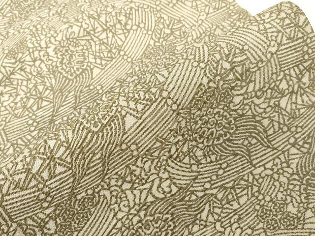 平和屋着物●木村正明 全通柄袋帯 彫刻絵図 松竹梅に亀 銀通し地 正絹 逸品 CABF6304dy