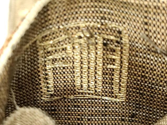平和屋着物●六通柄袋帯 花鳥文 金糸 坂下織物謹製 正絹 逸品 CABF6311dy