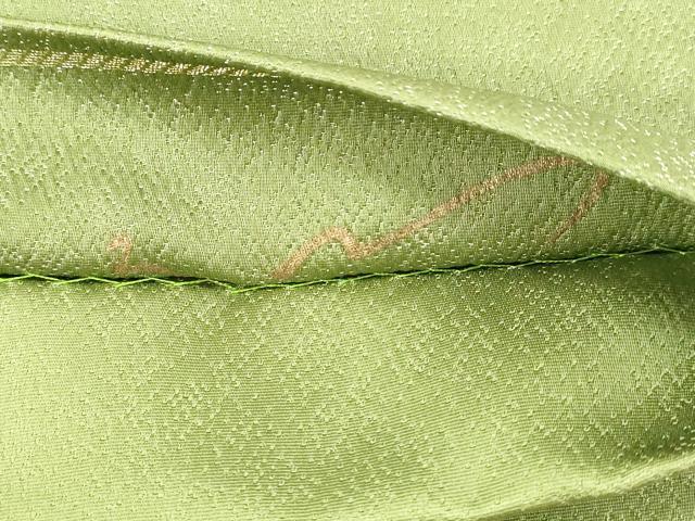 平和屋着物●太鼓柄袋帯 草木文 金通し地 正絹 逸品 CABF6362dy