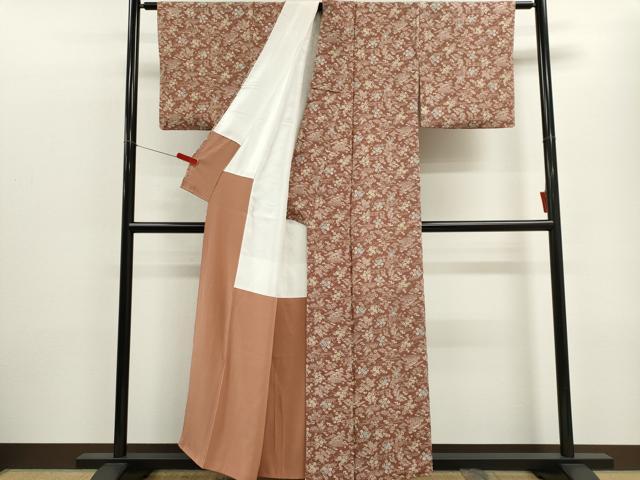 平和屋着物■上質な小紋 風景文 正絹 逸品 CABF6465ou