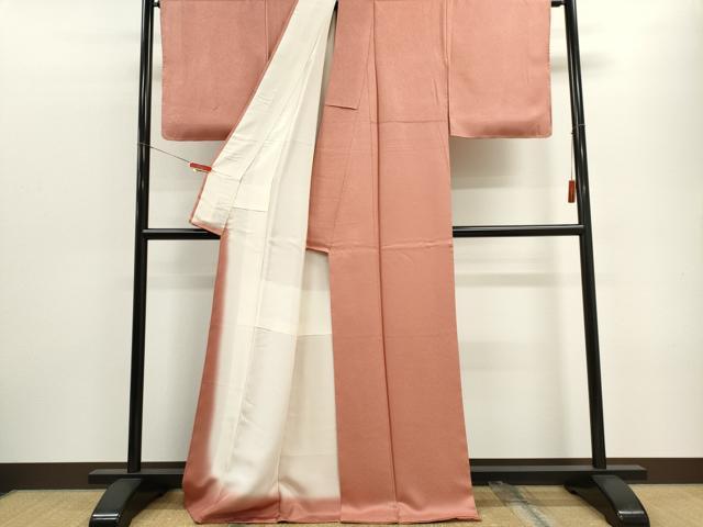 平和屋着物■上質な色無地 薄紅色 正絹 逸品 未使用 CABF6473ou