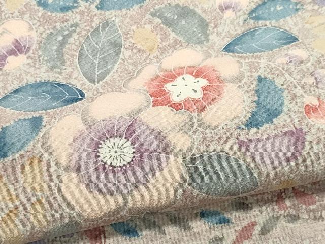 平和屋着物▽上質な小紋 単衣 辻が花 正絹 逸品 未使用 CABF6478ou