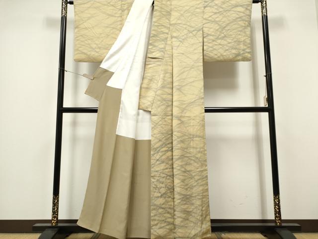 平和屋着物■訪問着 芝草文 正絹 逸品 CABF6612ou