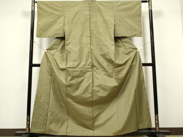 平和屋着物■本場大島紬 100亀甲 縞 正絹 逸品 CABF6617ou