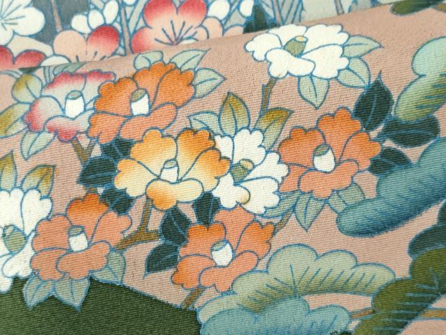 平和屋着物■豪華黒留袖 作家物 風景文 正絹 逸品 CABF6625ou
