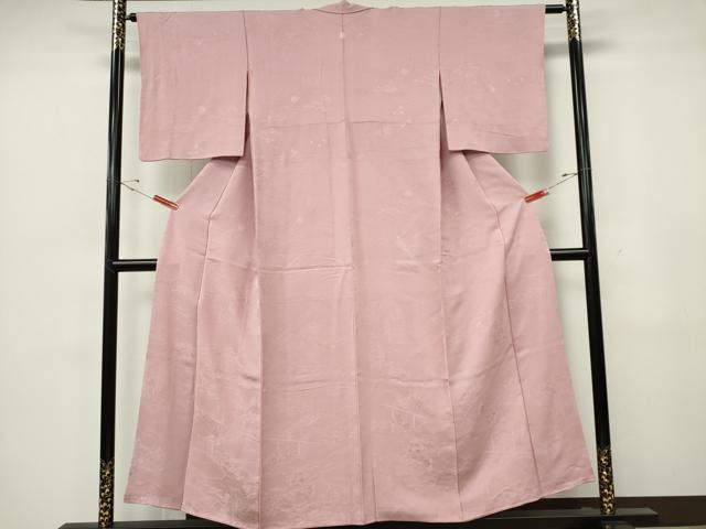 平和屋着物■上質な色無地 人物風景地紋 虹色 正絹 逸品 CABF6647ou