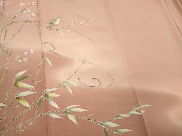 平和屋着物■訪問着 枝花文 暈し染め 正絹 逸品 CABF6741ou