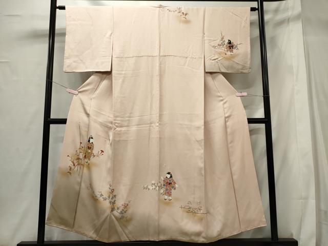 平和屋着物■訪問着 童子遊び 暈し染め 金彩 正絹 逸品 CABF6757ou