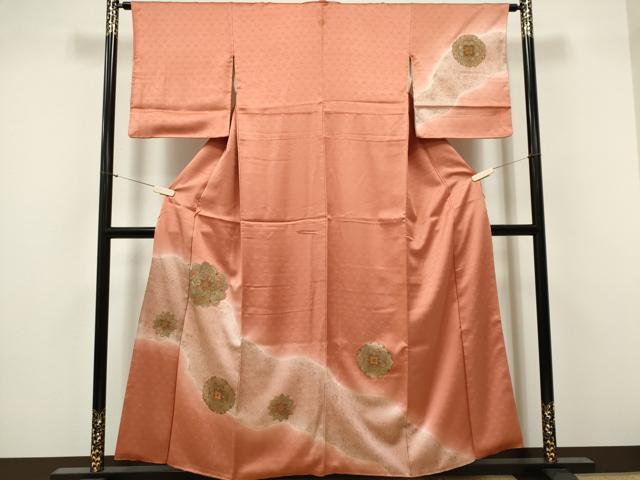 平和屋着物■中国三大刺繍 スワトウ刺繍 訪問着 正倉院花文 暈し染め 金彩 正絹 逸品 CABF6780ou