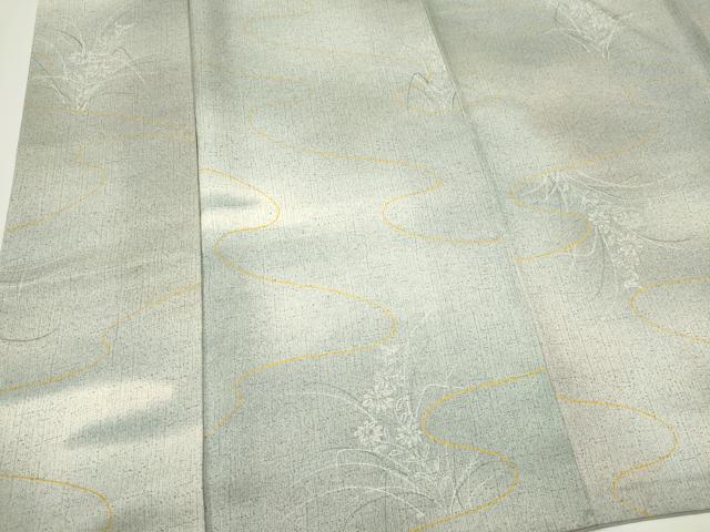 平和屋着物■上質な小紋 霞草花文 暈し染め 正絹 逸品 CABF6797ou