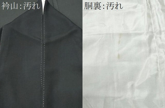 平和屋着物■豪華黒留袖 友禅 作家物 飛鶴風景文 正絹 逸品 CABF6881fb
