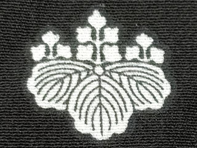 平和屋着物■黒留袖 エ霞飛鶴草花文 金銀彩 洗える着物 CABF6912fb