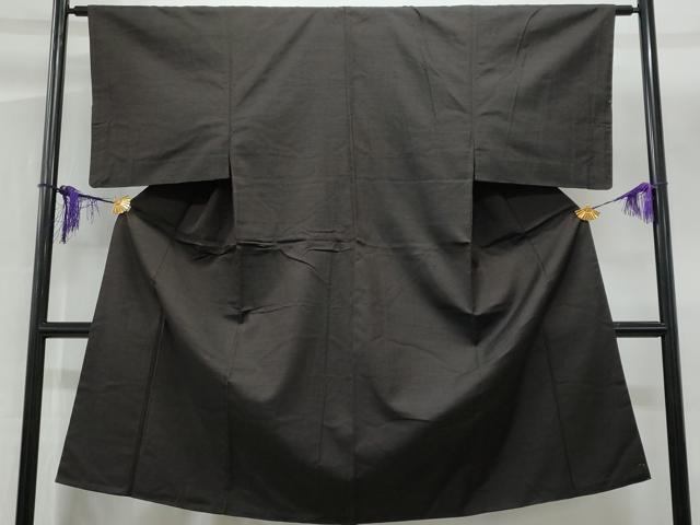 平和屋着物■男性 紬 茶色 正絹 逸品 CABF6924fb