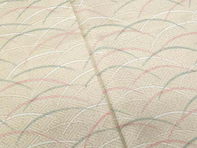 平和屋着物■訪問着 芝草文 正絹 逸品 CABF6956fb
