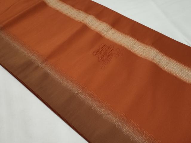 平和屋着物◎太鼓柄袋帯 紬地 間道 正絹 逸品 CABF7044fb