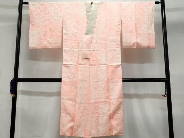 平和屋着物■長襦袢 袷 菊 暈し染め 正絹 逸品 CABF7117fb