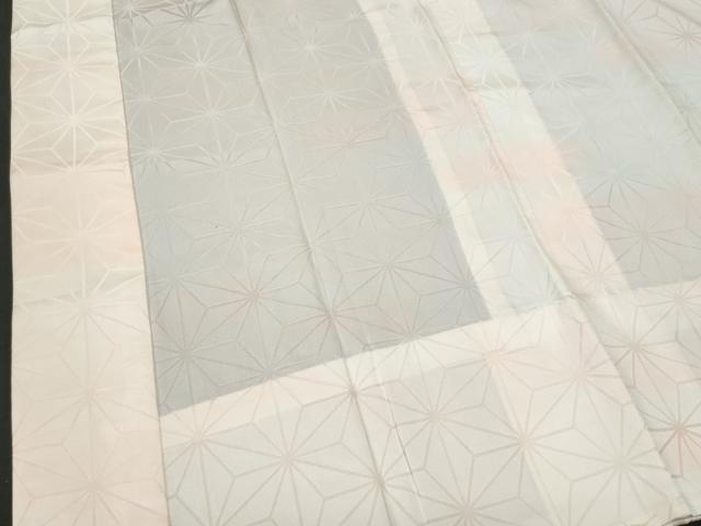平和屋着物■長襦袢 無双仕立て 麻の葉文様 暈し染め 正絹 逸品 CABF7118fb