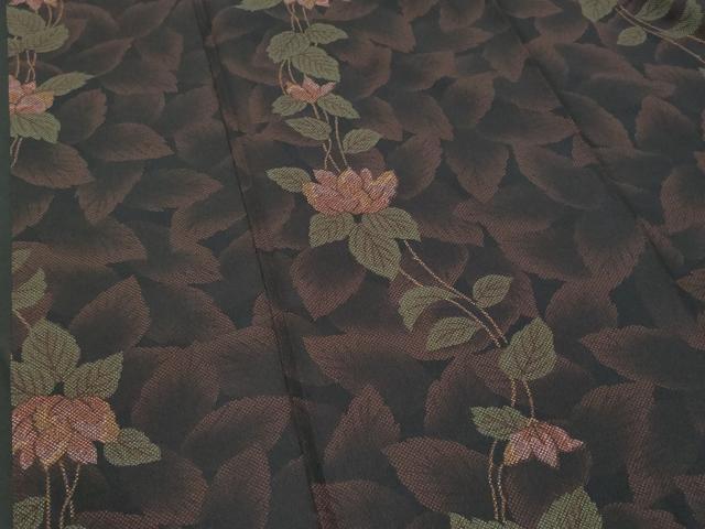 平和屋着物■小紋 草花文 洗える着物 CABF7128fb