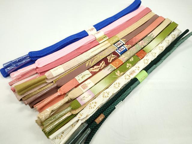 平和屋着物●和装小物 帯締め10本セット 高麗組 鴨川組 礼装用 金糸 逸品 未使用 CABF7247ju