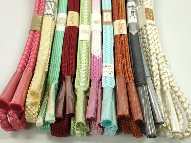 平和屋着物●和装小物 帯締め10本セット 丸源氏組 礼装用 金糸 逸品 未使用 CABF7392ju