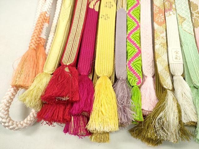 平和屋着物●和装小物 帯締め20本セット 高麗組 大和組 礼装用 金銀糸 未使用あり 逸品 CABF7417ju