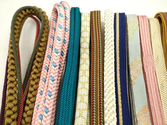 平和屋着物●和装小物 帯締め20本セット 高麗組 亀甲組 冠組 笹浪組 小桜組 草木染 未使用あり 逸品 CABF7419ju