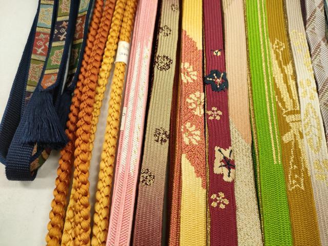 平和屋着物●和装小物 帯締め20本セット 高麗組 冠組 笹浪組 龍村柄 金糸 未使用あり 逸品 CABF7420ju