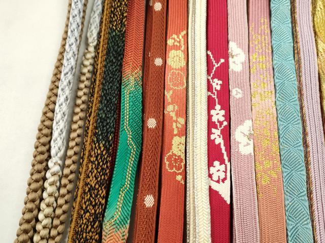 平和屋着物●和装小物 帯締め20本セット 高麗組 畝打組 唐組 冠組 笹浪組 大和組 礼装用 金銀糸 未使用あり 逸品 CABF7425ju
