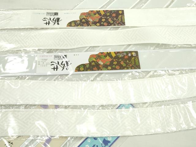 平和屋着物▼和装小物 衿芯まとめて10点 綸子 メッシュ 塩瀬 一文字 弓型 長尺あり 長襦袢 着付け 未使用多数 逸品 CABF7480ju