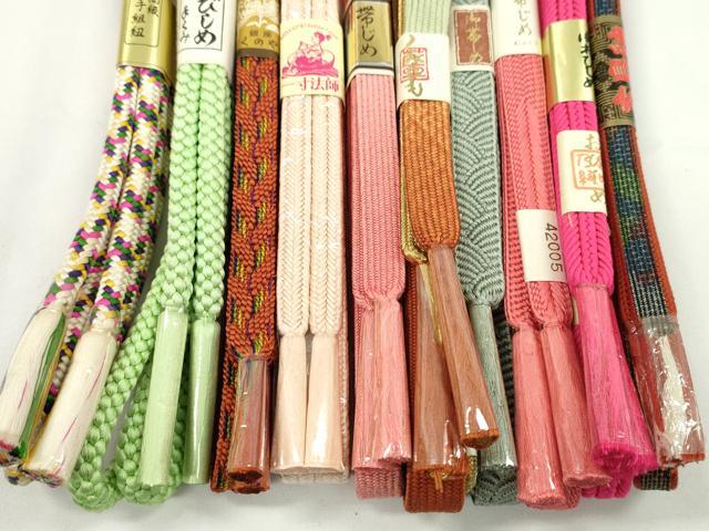 平和屋着物●和装小物 帯締め10本セット 高麗組 冠組 本場大島紬 銀座くのや 逸品 未使用 CABF7535ju