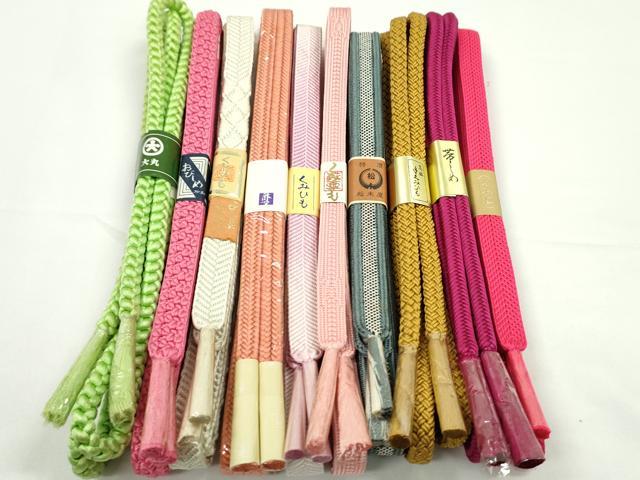 平和屋着物●和装小物 帯締め10本セット 笹浪組 冠組 奈良組 大丸扱い 逸品 未使用 CABF7571ju