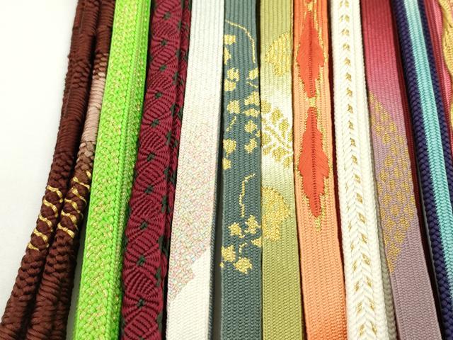 平和屋着物●和装小物 帯締め20本セット 高麗組 冠組 唐組 笹浪組 鴨川組 礼装用 金糸 未使用多数 逸品 CABF7597ju