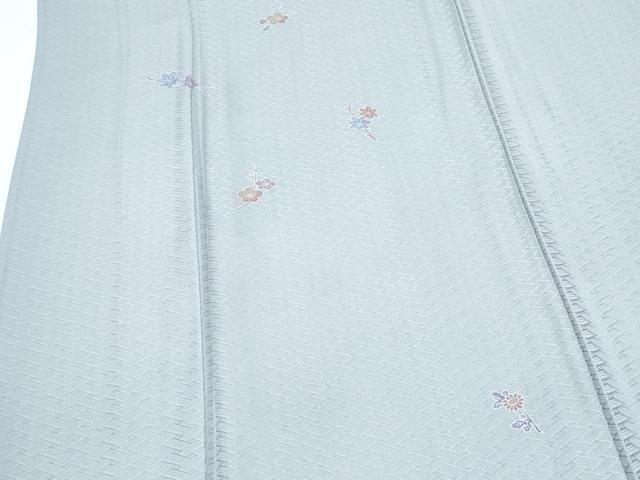 平和屋着物▽訪問着 単衣 枝花文 反端付き 正絹 逸品 CABF7645th