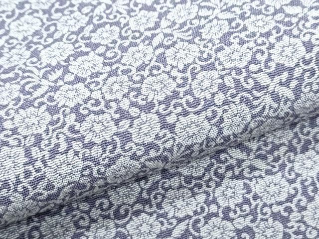 平和屋着物▽江戸小紋 単衣 花尽し 正絹 逸品 CABF7705th