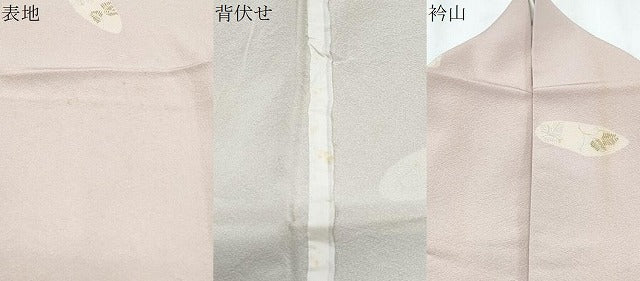 平和屋着物▽上質な小紋 単衣 貝合わせ松葉文 正絹 逸品 CABF7726th
