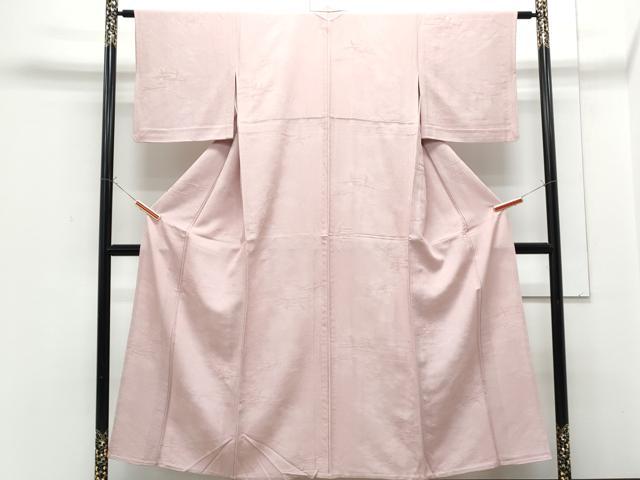 平和屋着物▽上質な小紋 単衣 吉祥地紋 暈し染め 正絹 逸品 CABF7737th