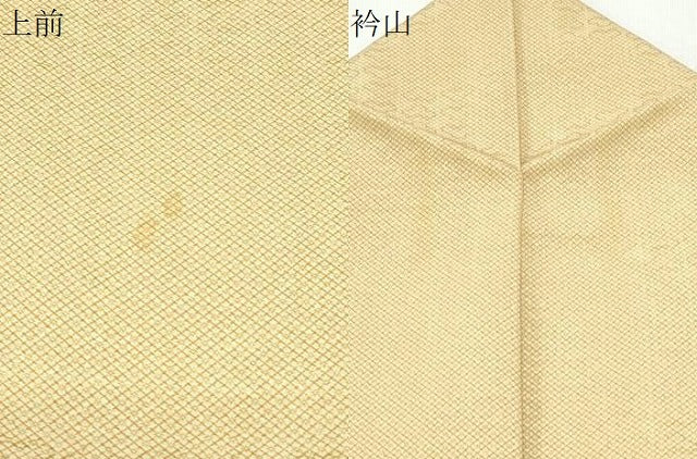 平和屋着物▽江戸小紋 単衣 菱花文 正絹 逸品 CABF7745th