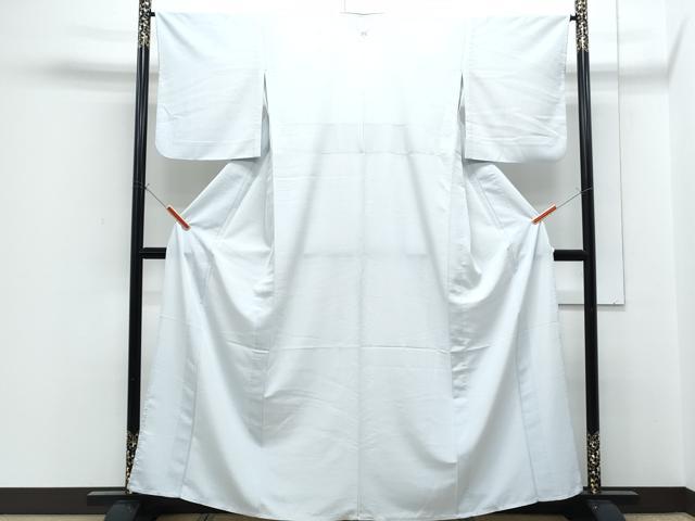 平和屋着物▽上質な色無地 単衣 白菫色 正絹 逸品 CABF7749th
