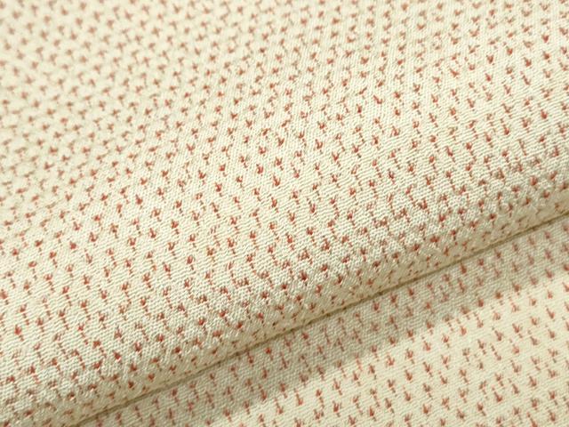 平和屋着物▽塩沢紬 単衣 蚊絣 正絹 逸品 CABF7778th