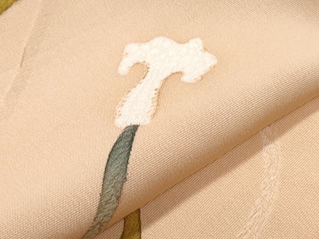平和屋着物▼上質な小紋 地紋起こし 雲重ね紐文 暈し染め 正絹 逸品 CABF7799th