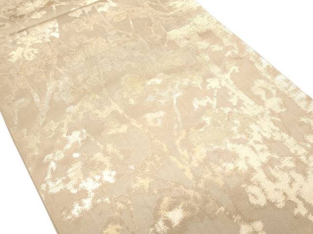 平和屋着物◎六通柄 京袋帯 樹林文 金糸 正絹 逸品 CABF7852th