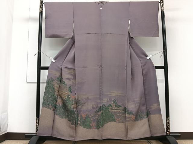 平和屋着物□豪華色留袖 遠山風景文 寿光織 暈し染め 金糸